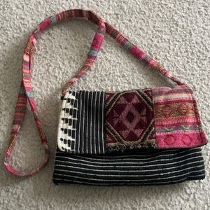 Women’s boho crochet stiched purse from India stela 9 hippie purse